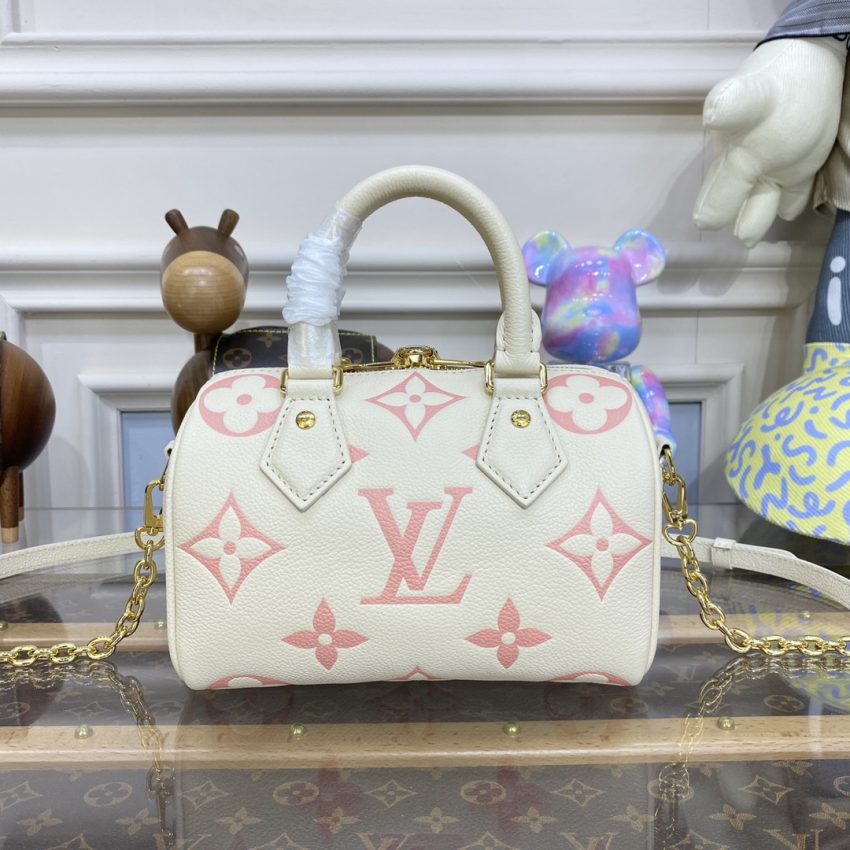 louis vuitton speedy bandouliere 20 white pink 7