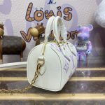 louis vuitton speedy bandouliere 20 white purple 7