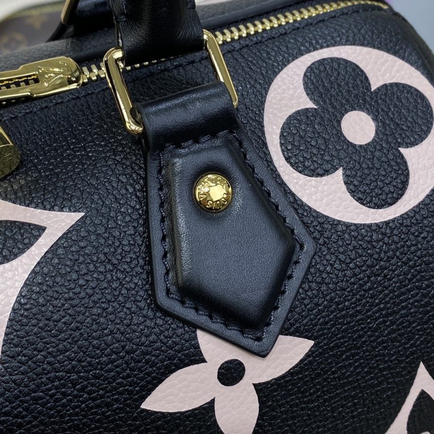 louis vuitton speedy bandouliere 25 black pink 8
