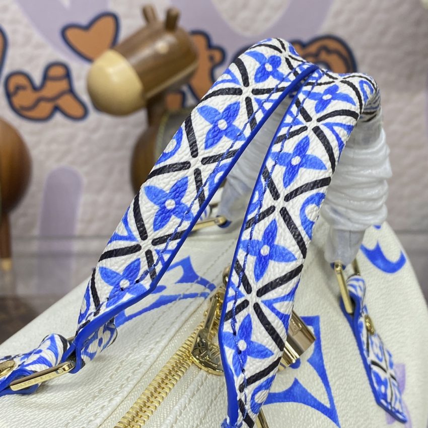 louis vuitton speedy bandouliere 25 blue 9