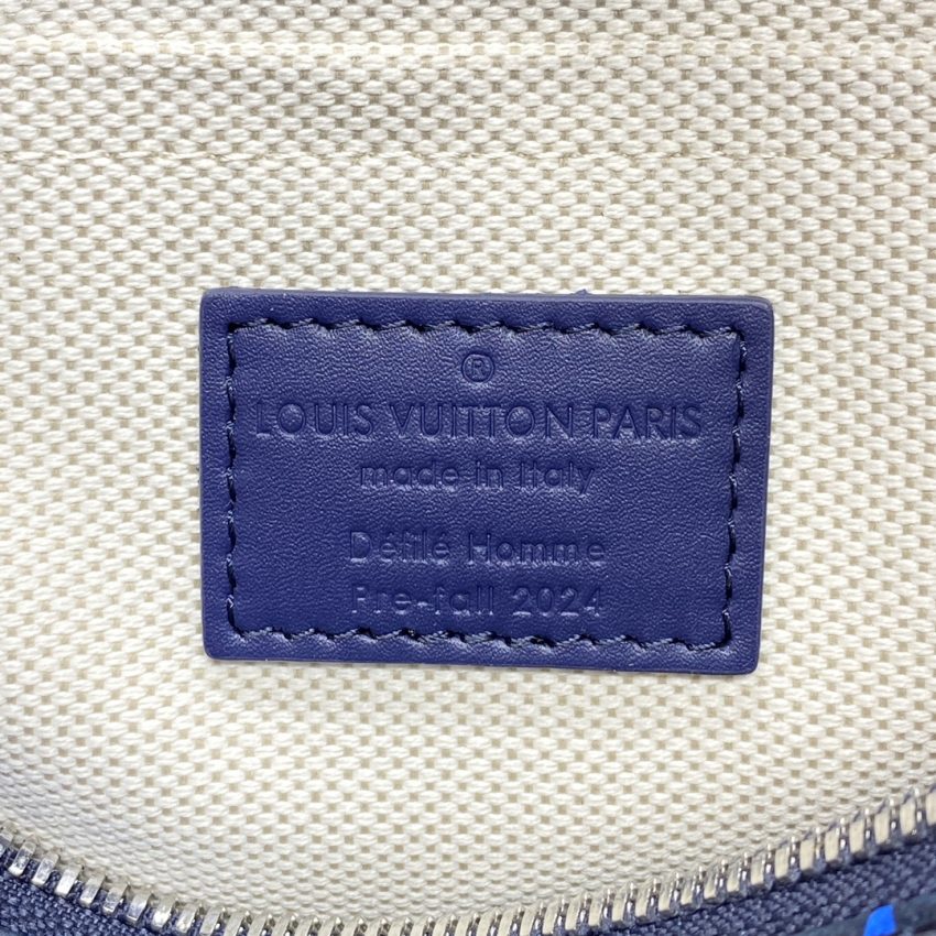 louis vuitton speedy bandouliere 25 blue grid 6