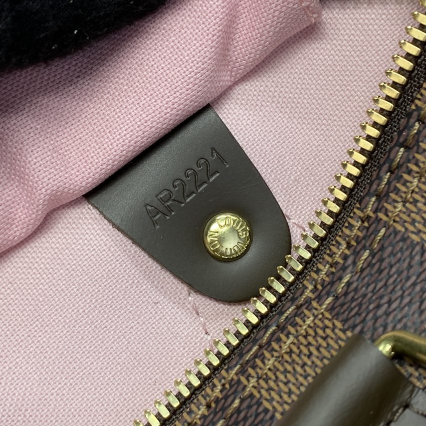 louis vuitton speedy bandouliere 25 brown grid 6