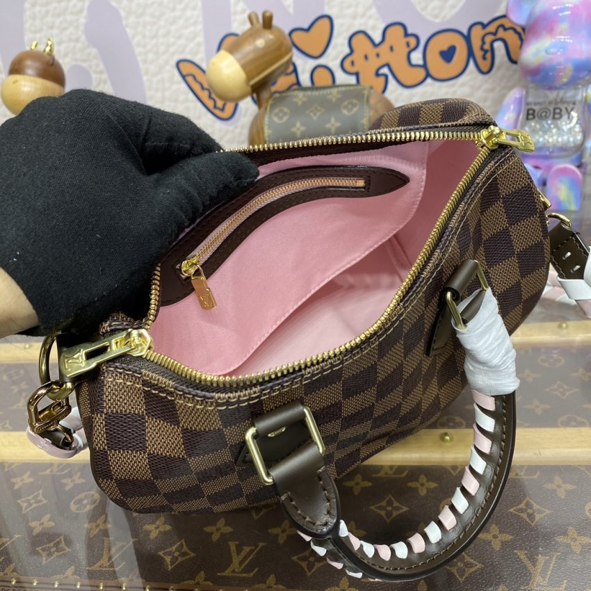 louis vuitton speedy bandouliere 25 brown grid 7