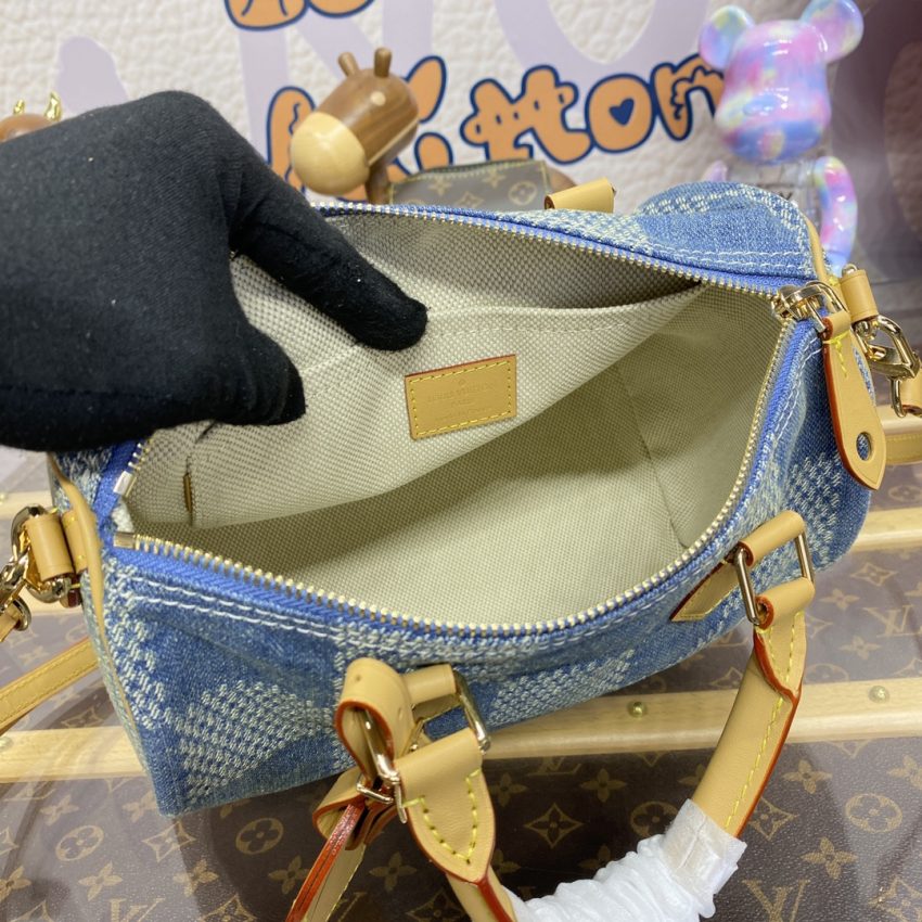 louis vuitton speedy bandouliere 25 denim 3