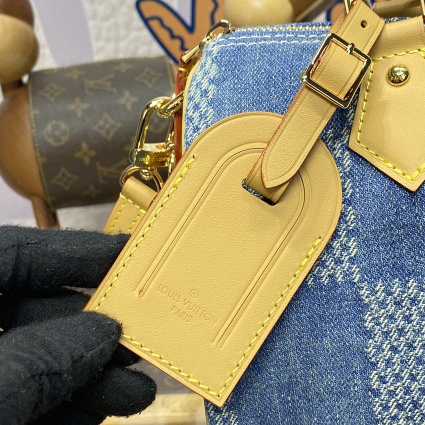 louis vuitton speedy bandouliere 25 denim 5