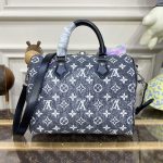 louis vuitton speedy bandouliere 25 denim canvas 6
