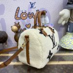 louis vuitton speedy bandouliere 25 white wool 2