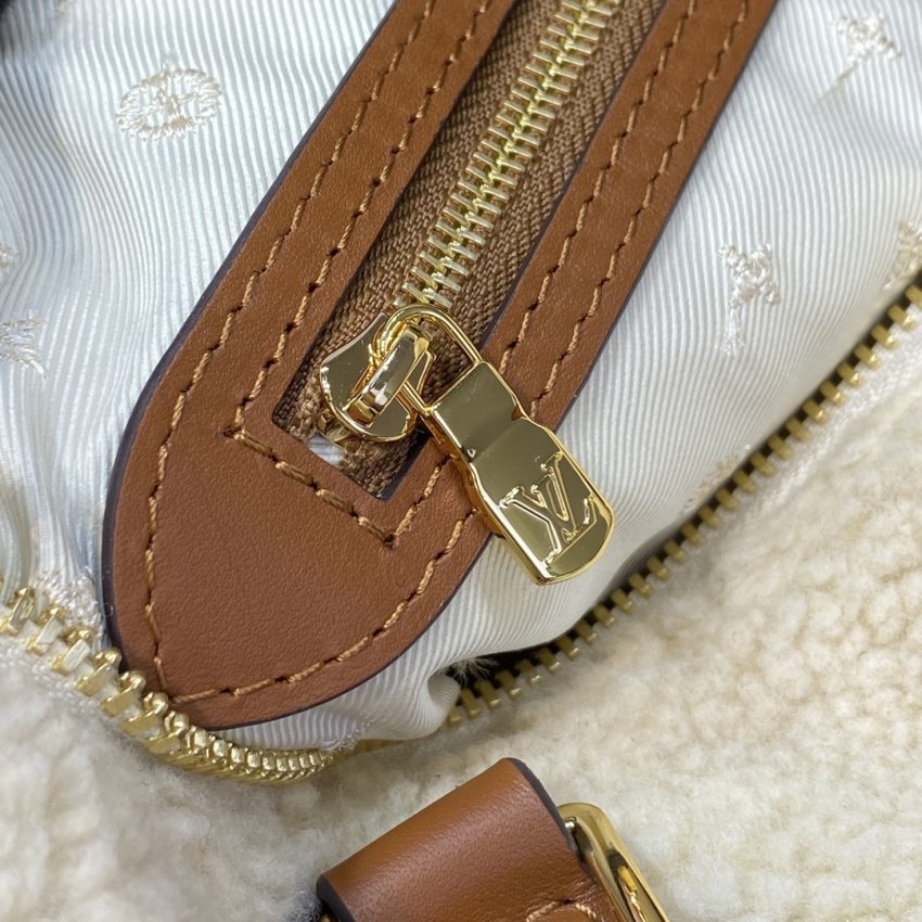louis vuitton speedy bandouliere 25 white wool 3