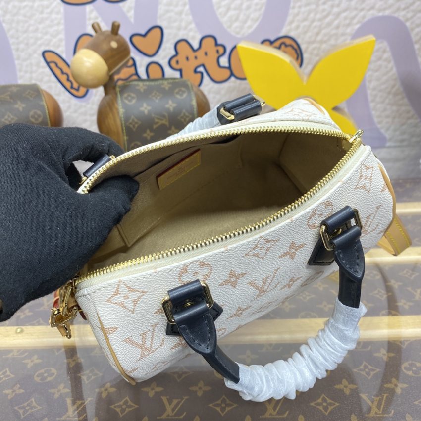 louis vuitton speedy bandouliere beige 2