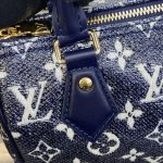 louis vuitton speedy bandouliere blue denim 5