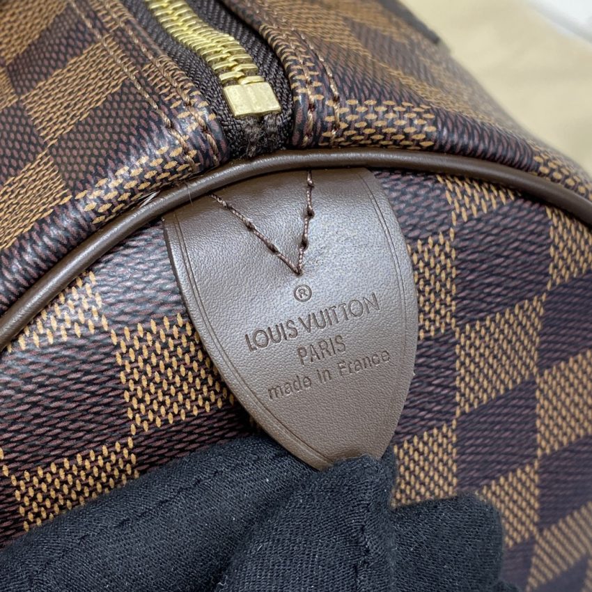 Louis Vuitton Speedy brunt rutnät 10