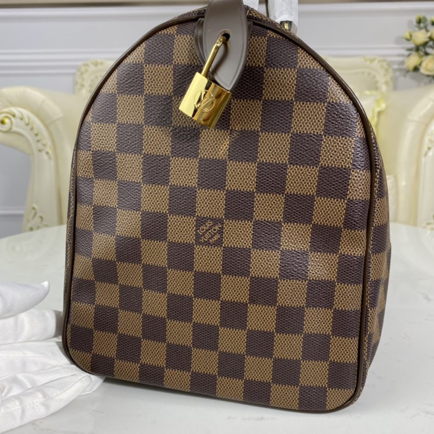 Louis Vuitton Speedy brunt rutnät 9