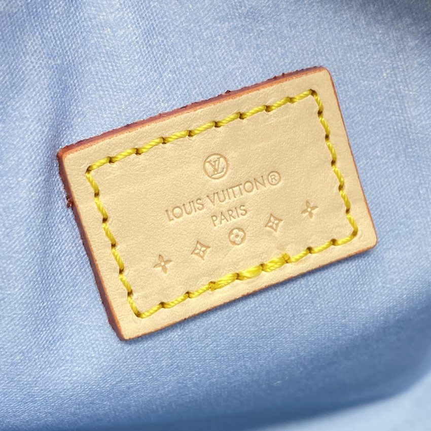 louis vuitton speedy nano blue patent 5