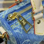 louis vuitton speedy nano denim new 2