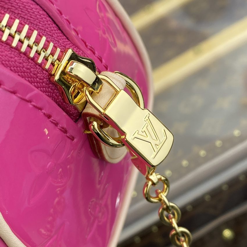 louis vuitton speedy nano pink patent 2