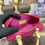louis vuitton speedy nano pink patent 5
