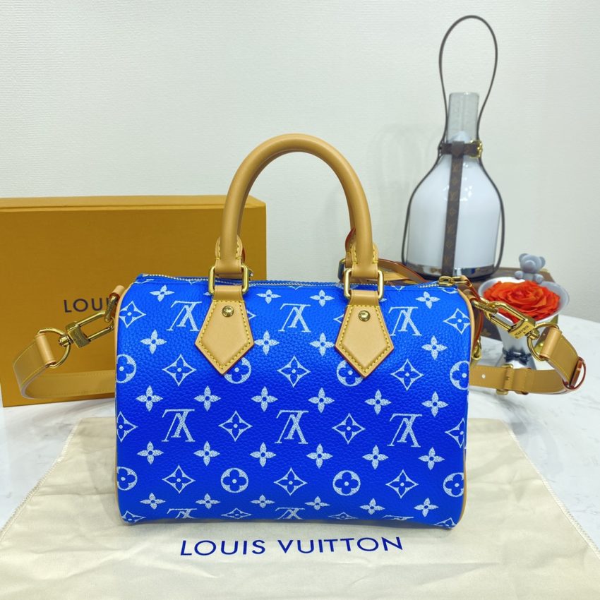 louis vuitton speedy p9 bandouliere 25 blue 10
