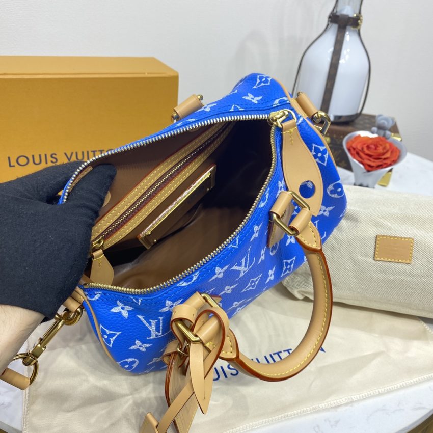 louis vuitton speedy p9 bandouliere 25 blue 5