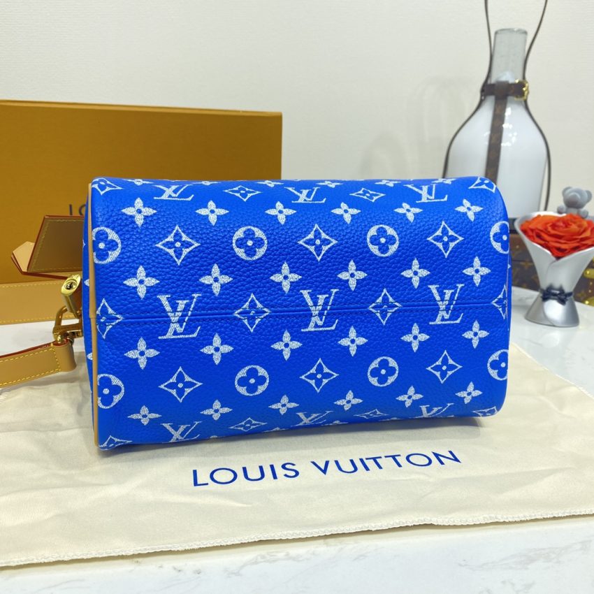 louis vuitton speedy p9 bandouliere 25 blue 8