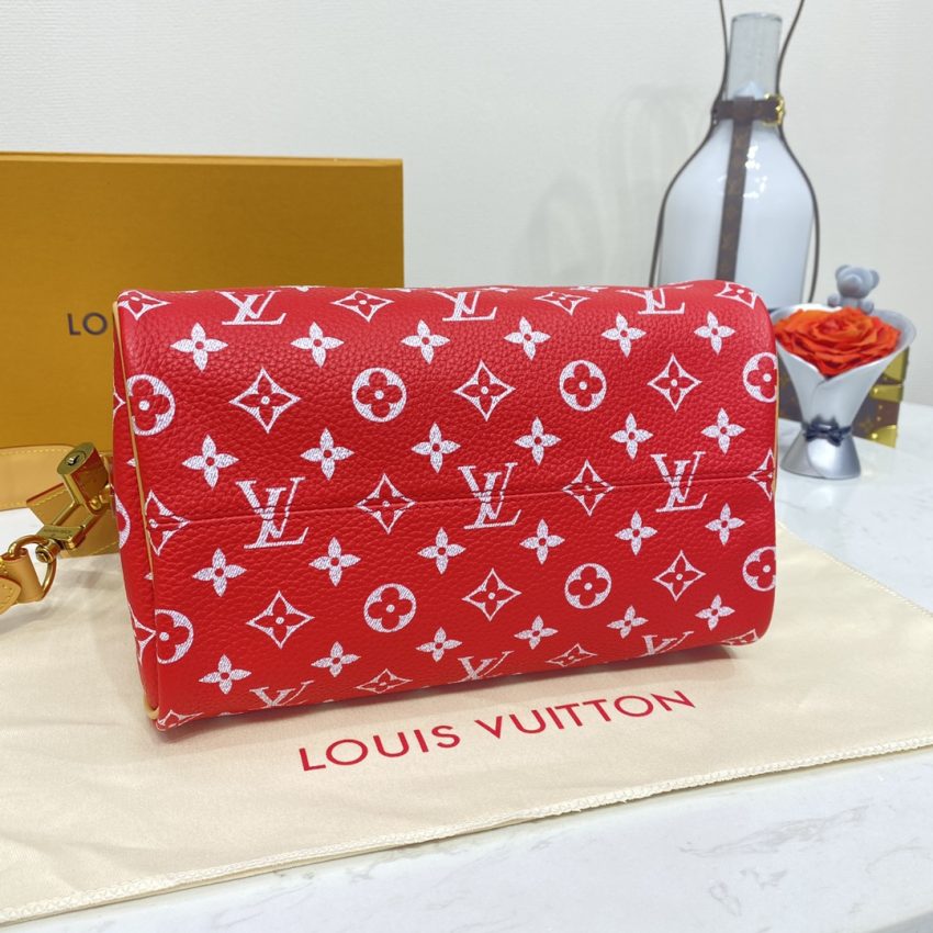 louis vuitton speedy p9 bandouliere 25 red 5