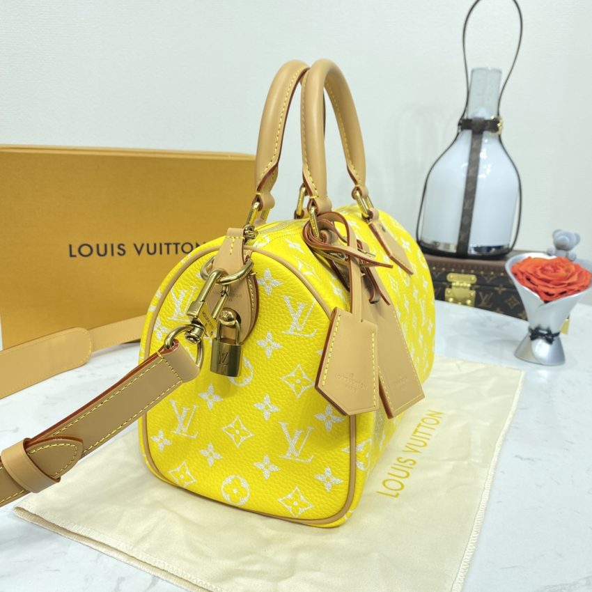 louis vuitton speedy p9 bandouliere 25 yellow 4