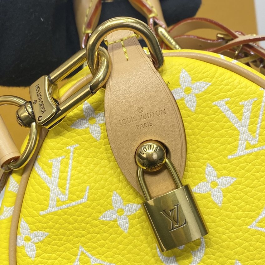 louis vuitton speedy p9 bandouliere 25 yellow 5