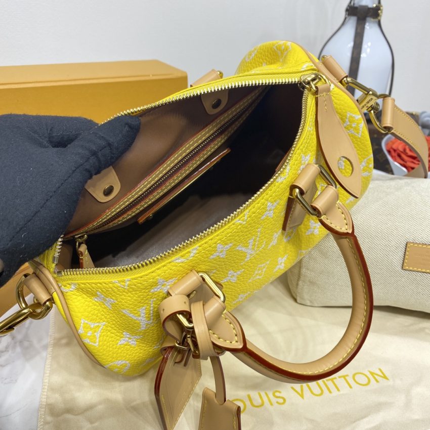 louis vuitton speedy p9 bandouliere 25 yellow 6