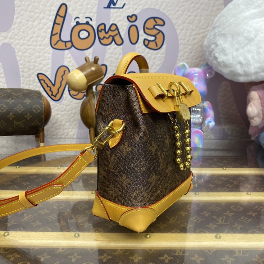 louis vuitton steamer brown 10