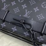 louis vuitton steamer messenger black canvas 3