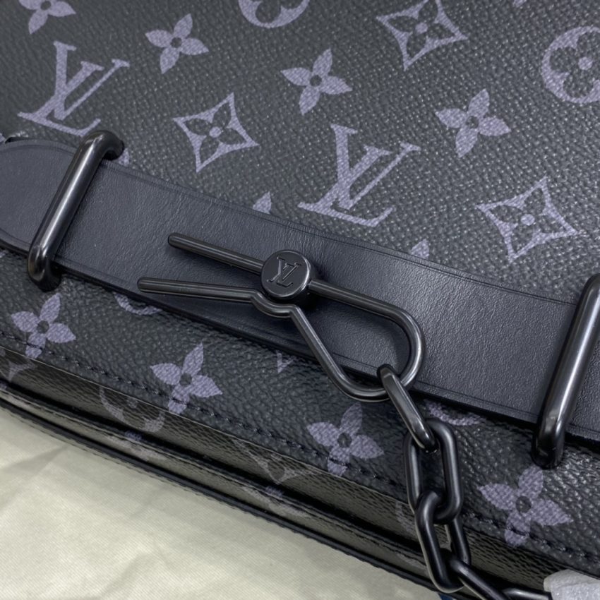 louis vuitton steamer messenger black canvas 3