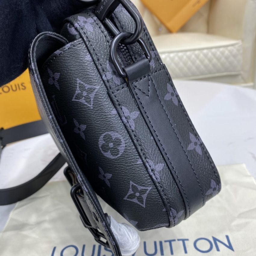 louis vuitton steamer messenger black canvas 6