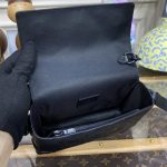 louis vuitton steamer wearable wallet full black 9