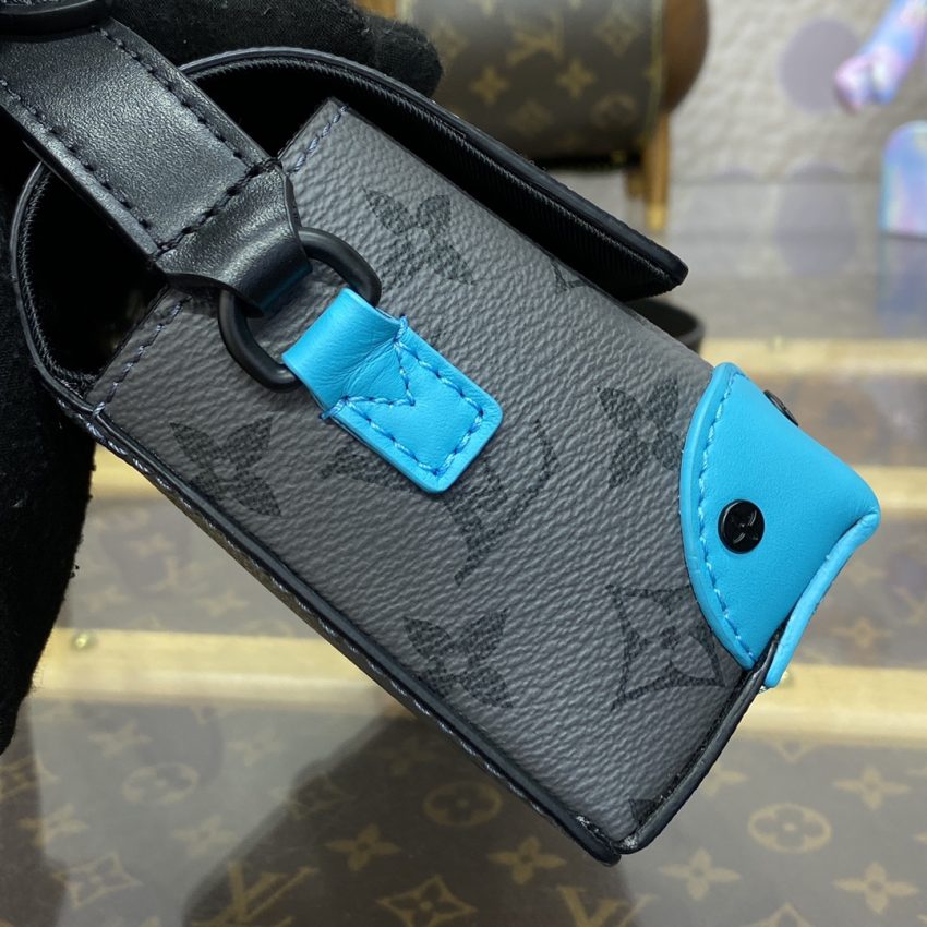 louis vuitton steamer wearable wallet grey 10