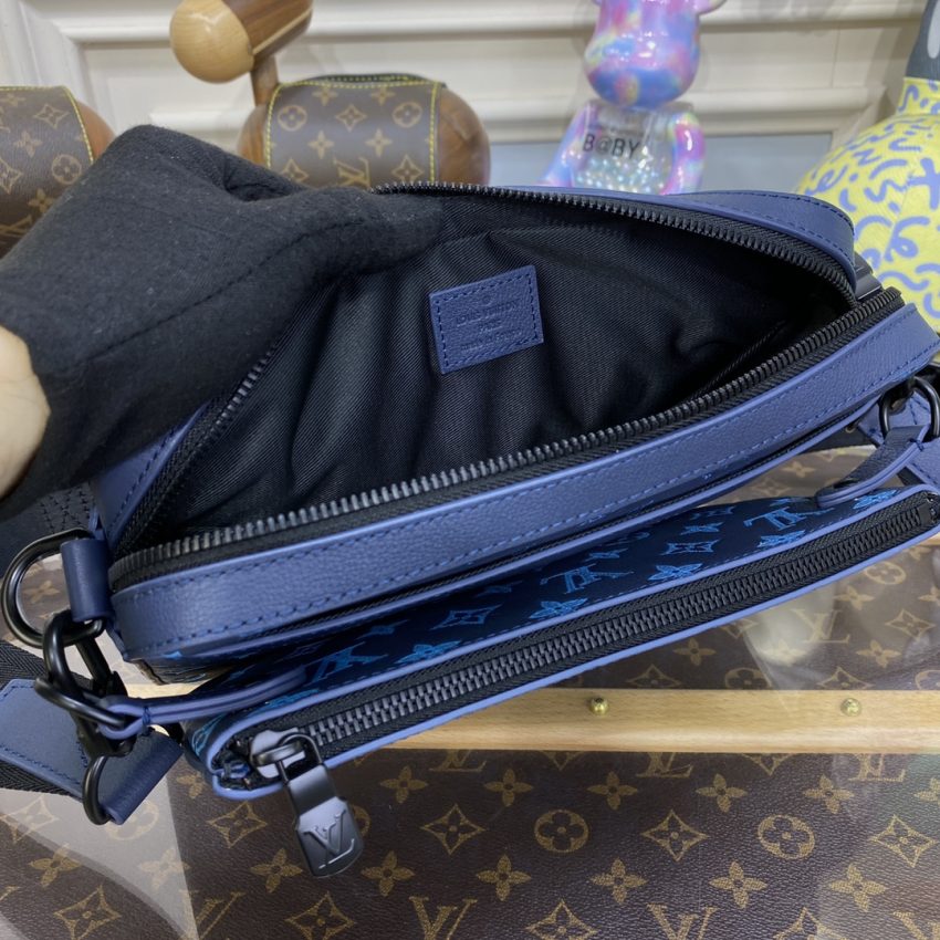 louis vuitton trio messenger blue 7