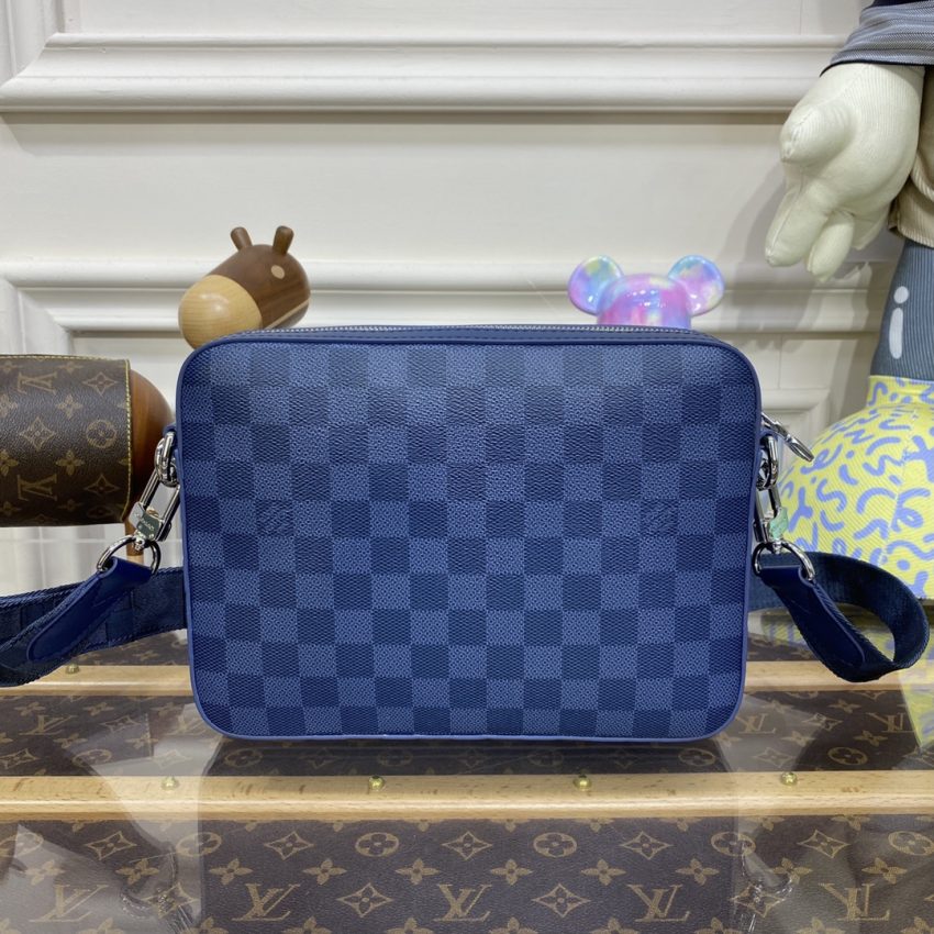 louis vuitton trio messenger blue grid 6