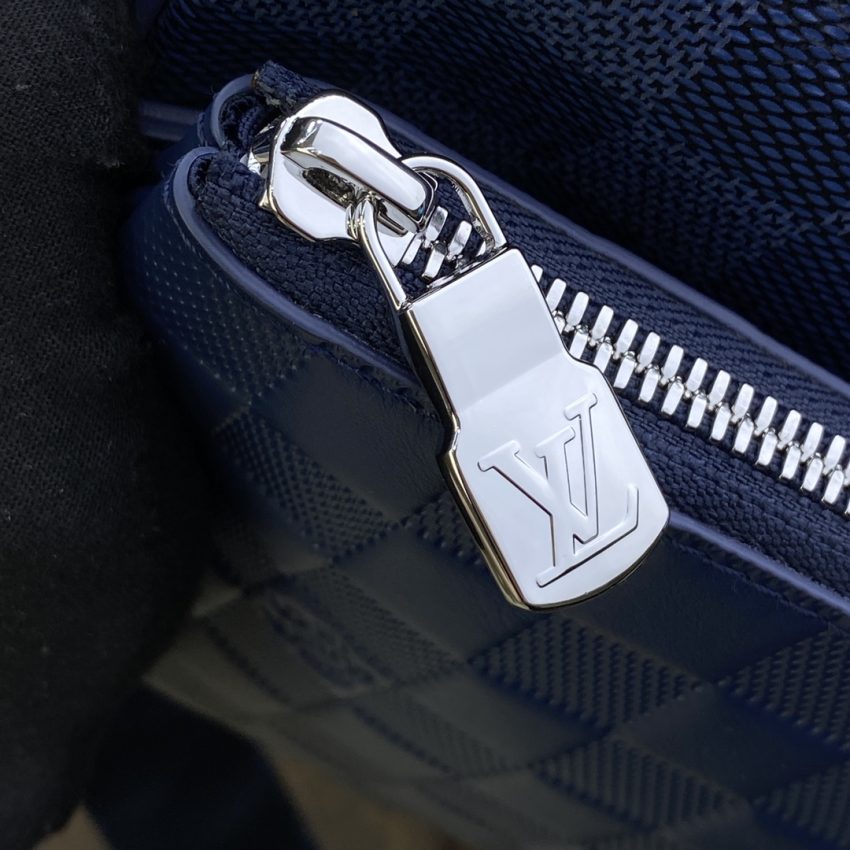 louis vuitton trio messenger blue grid 7