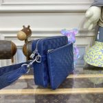 louis vuitton trio messenger blue grid 8