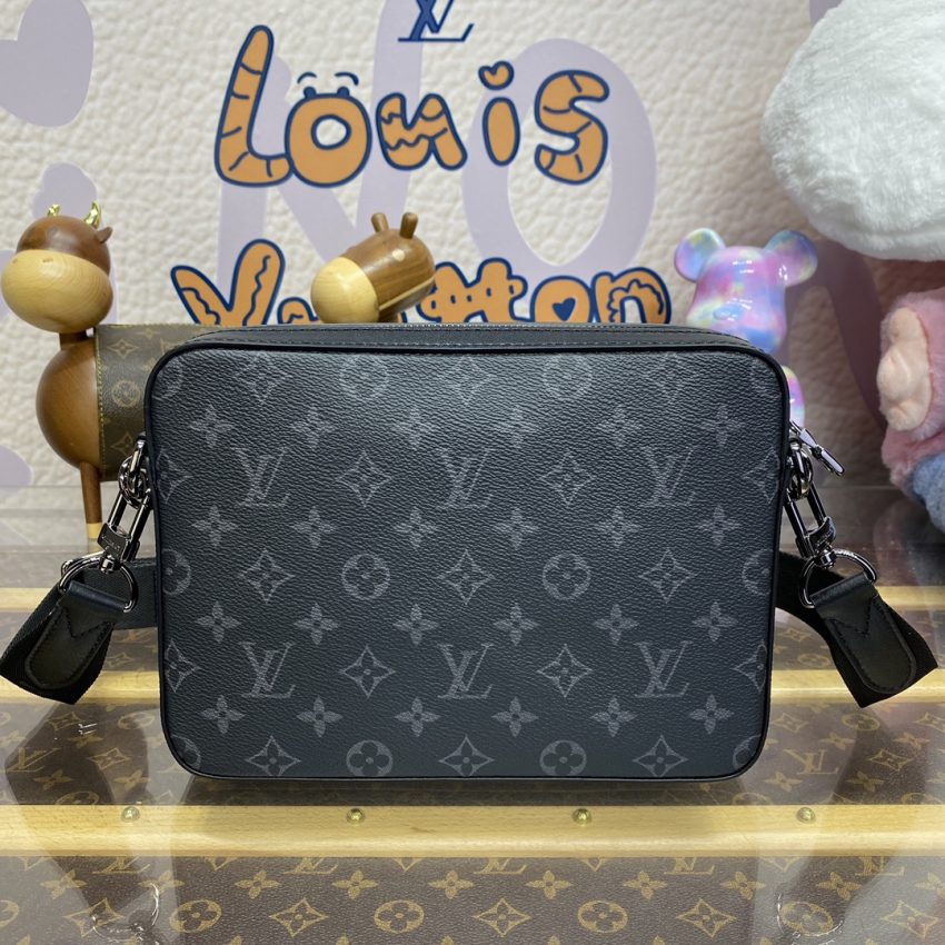 louis vuitton trio messenger grey 2