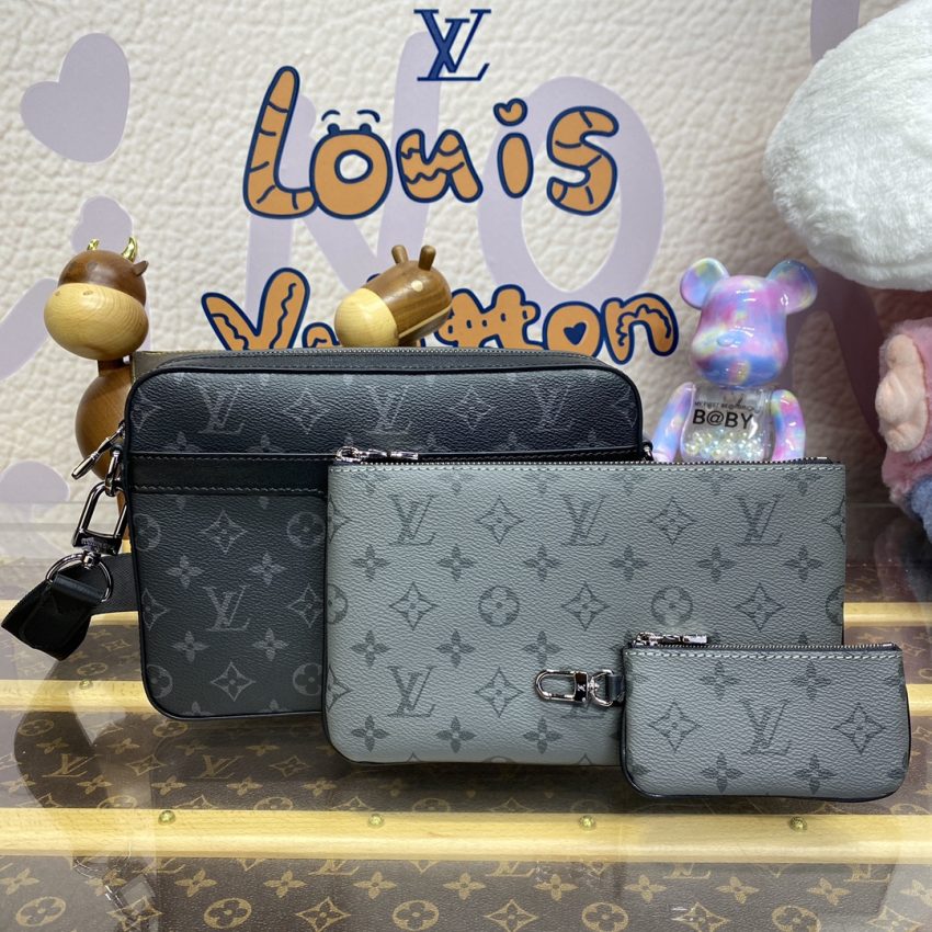 louis vuitton trio messenger grey 6