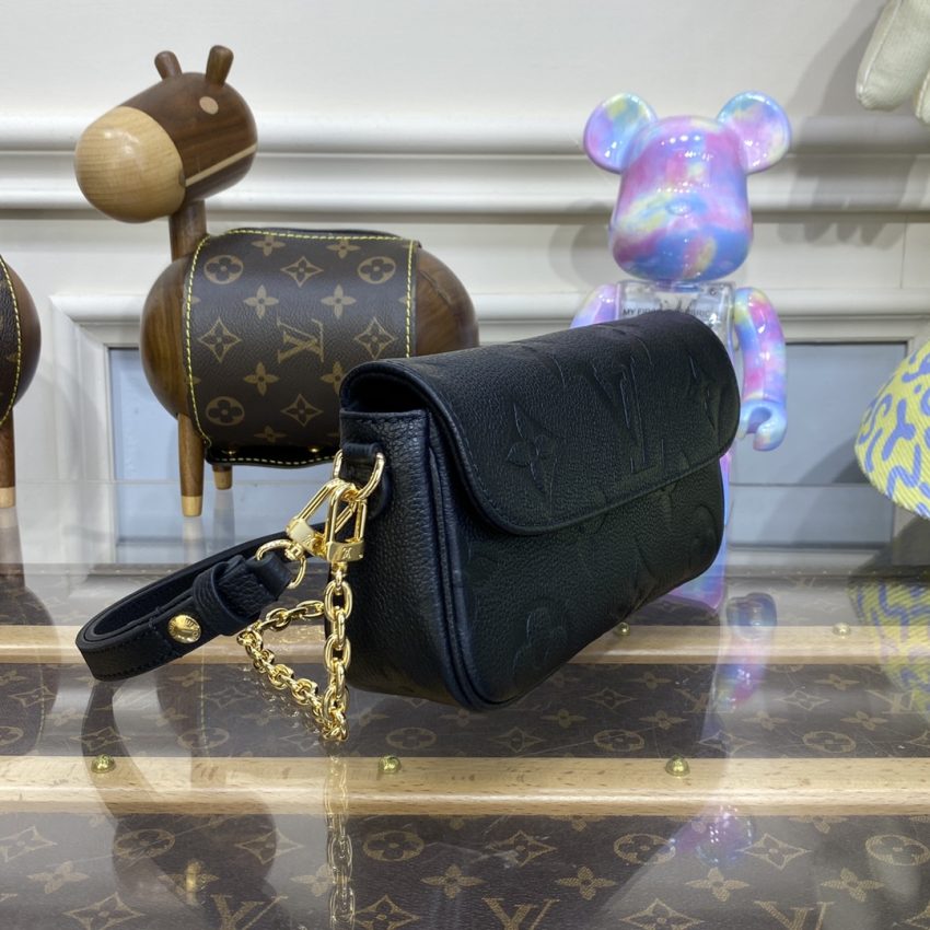 louis vuitton wallet on chain ivy black 7