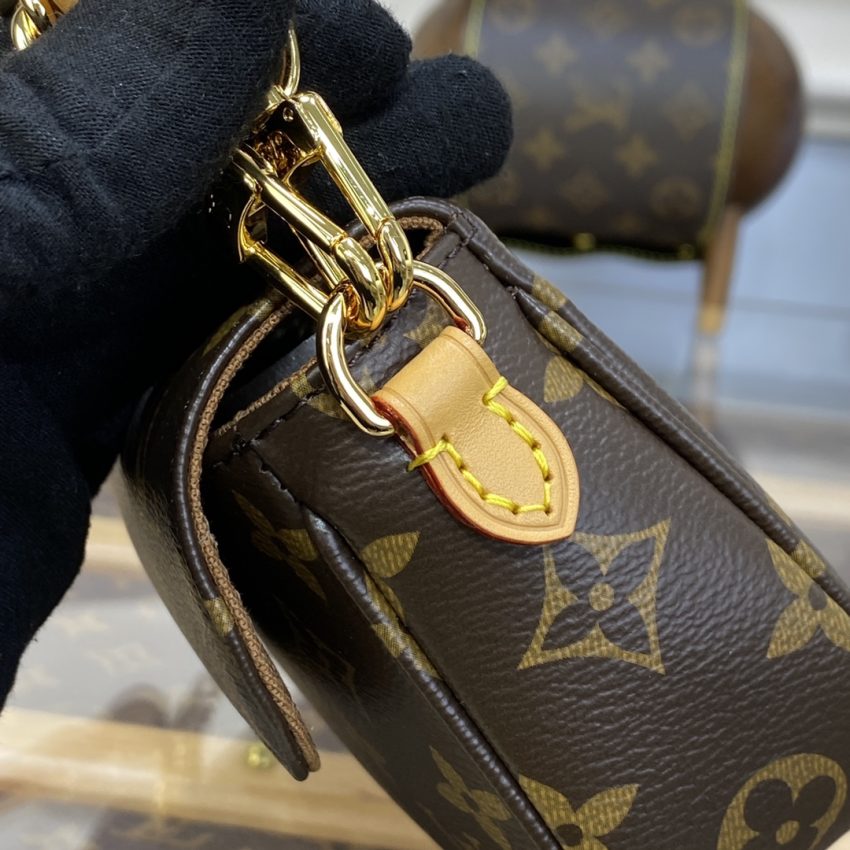 louis vuitton wallet on chain ivy brown 7