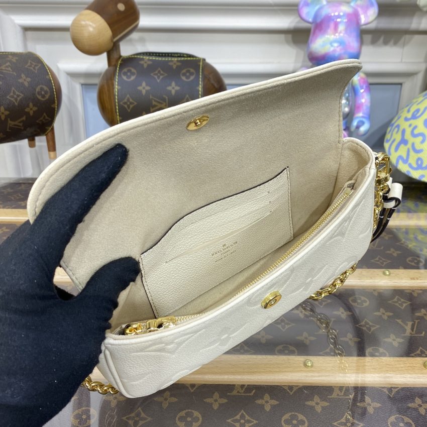 louis vuitton wallet on chain ivy full white 9