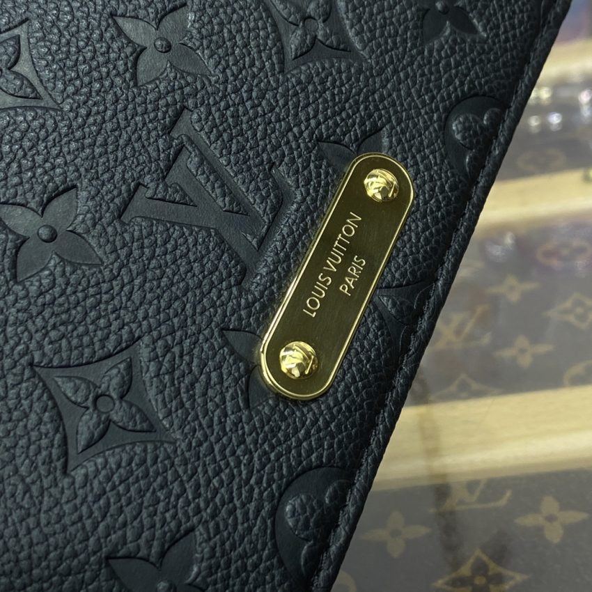 louis vuitton wallet on chain lily black 5