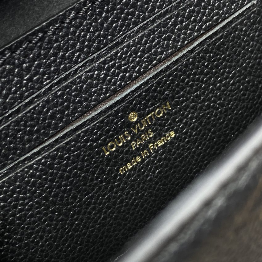 louis vuitton wallet on chain lily black 8