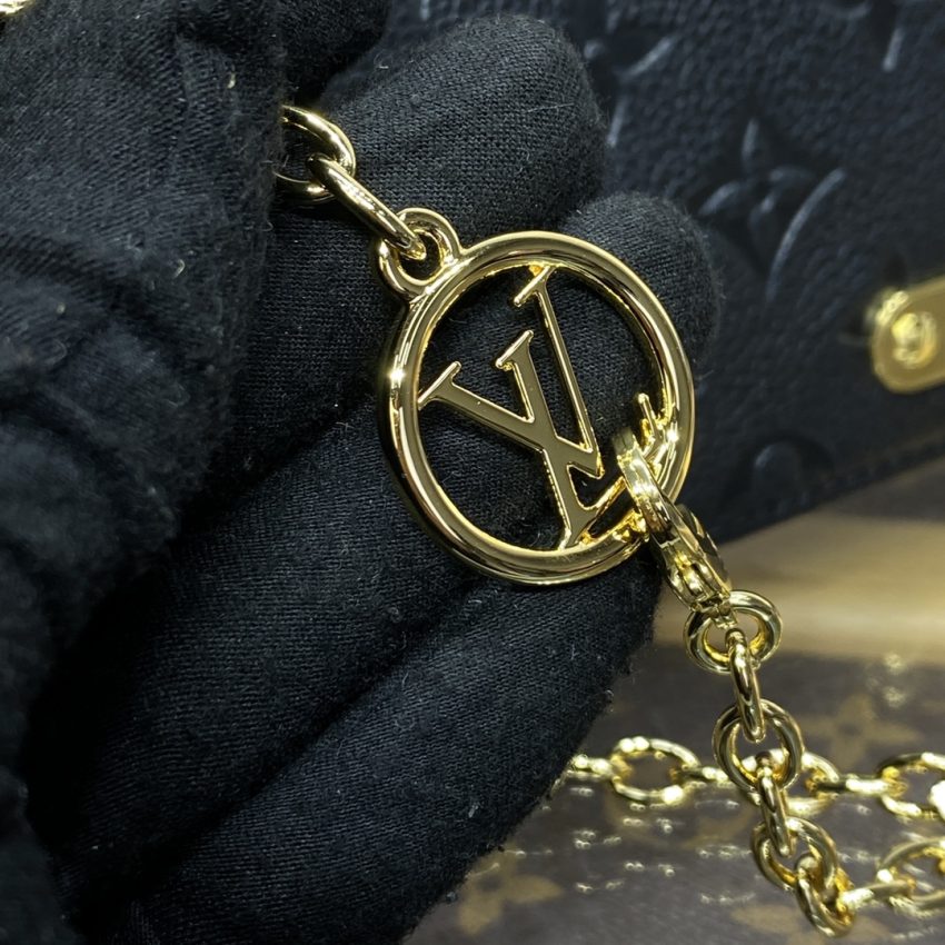 louis vuitton wallet on chain lily black 9