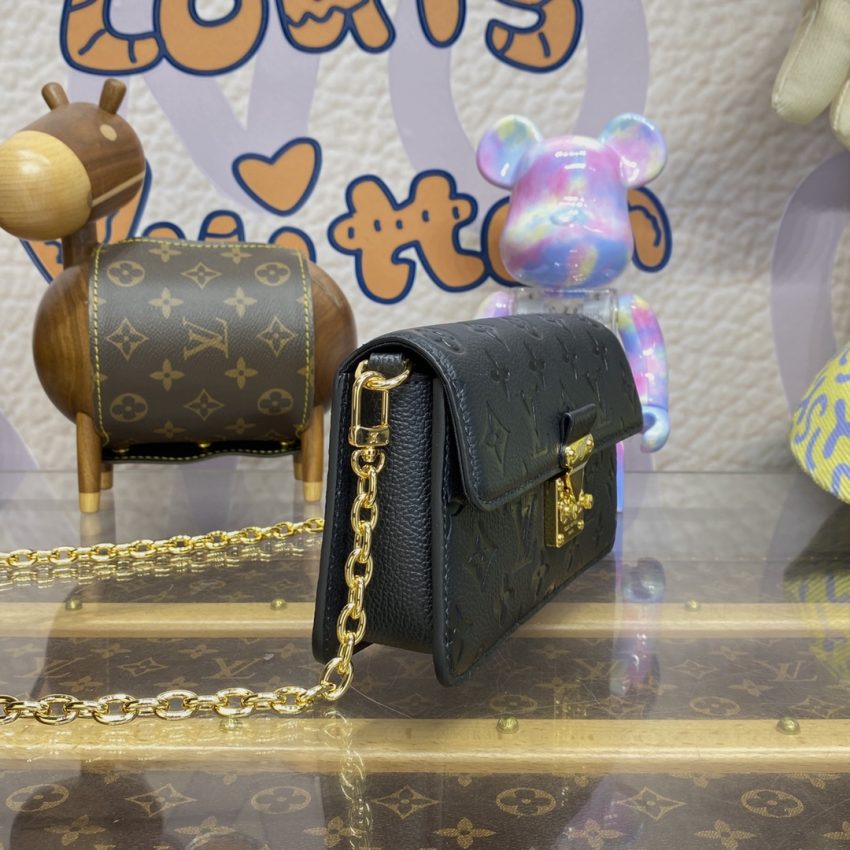louis vuitton wallet on chain metis black 6