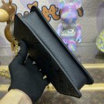 louis vuitton wallet on chain metis black 7