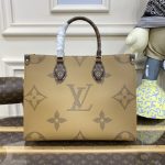 lv-onthego-brown-canvas gallery 3