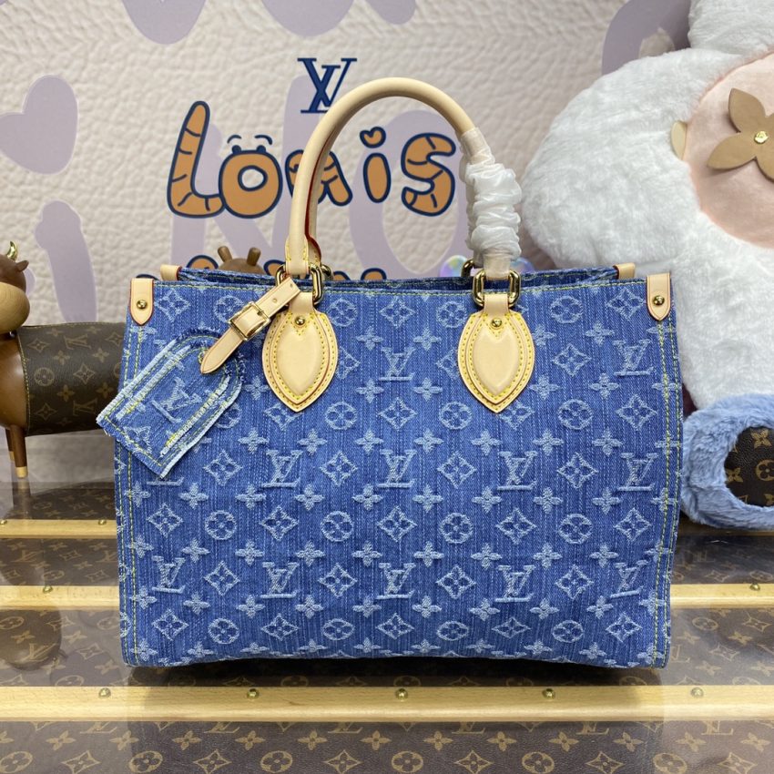 lv onthego denim 8