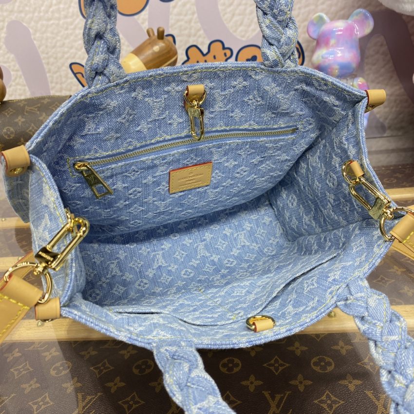 lv onthego denim large 6